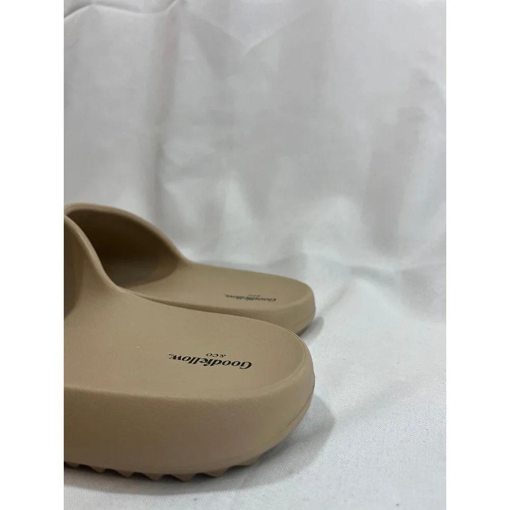 Goodfellow & Co Mens Tan Khaki Slide Sandals Size 9 F425071-Q4/23‎
